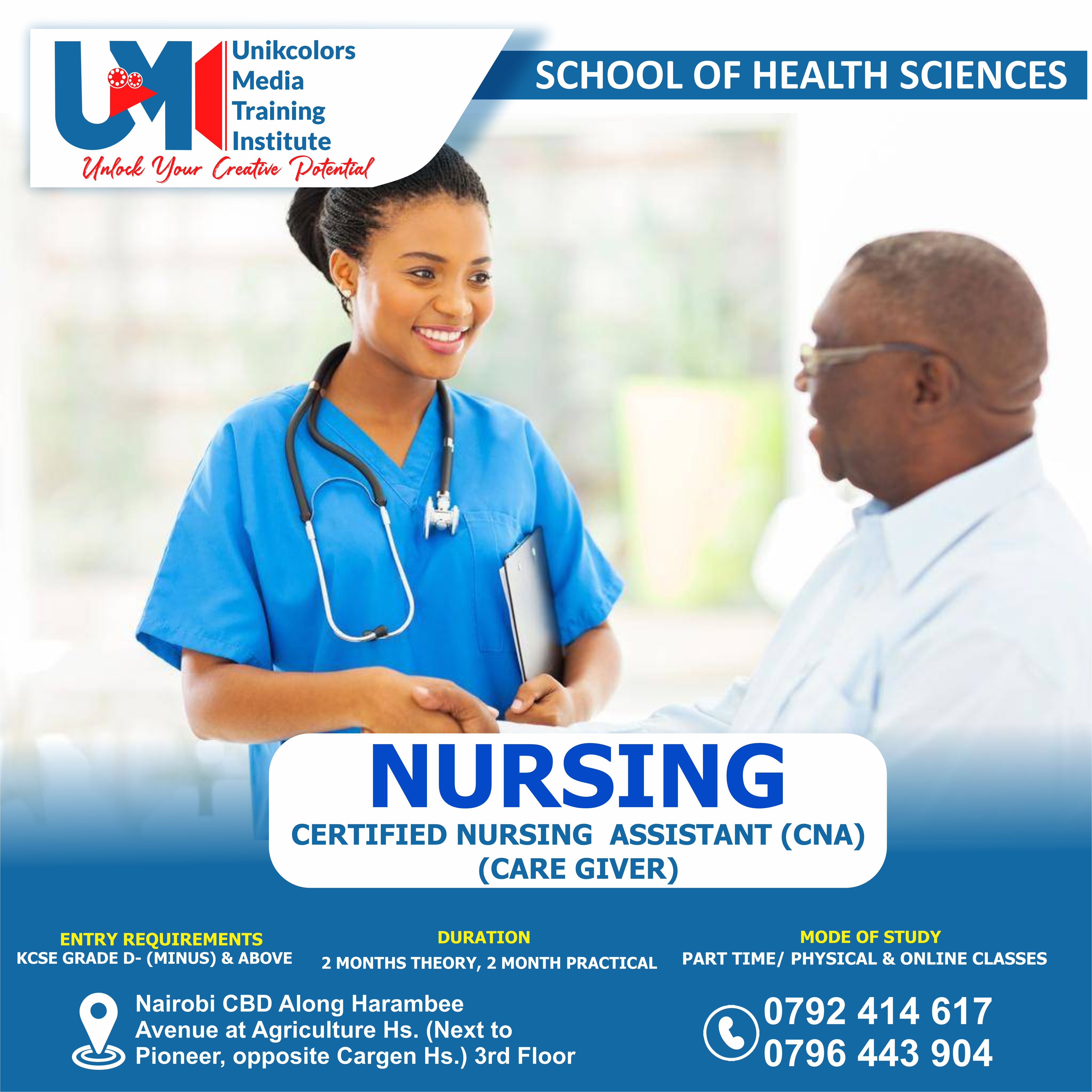 CERTIFIED NURSING ASSISTANT - CARE GIVER COURSE